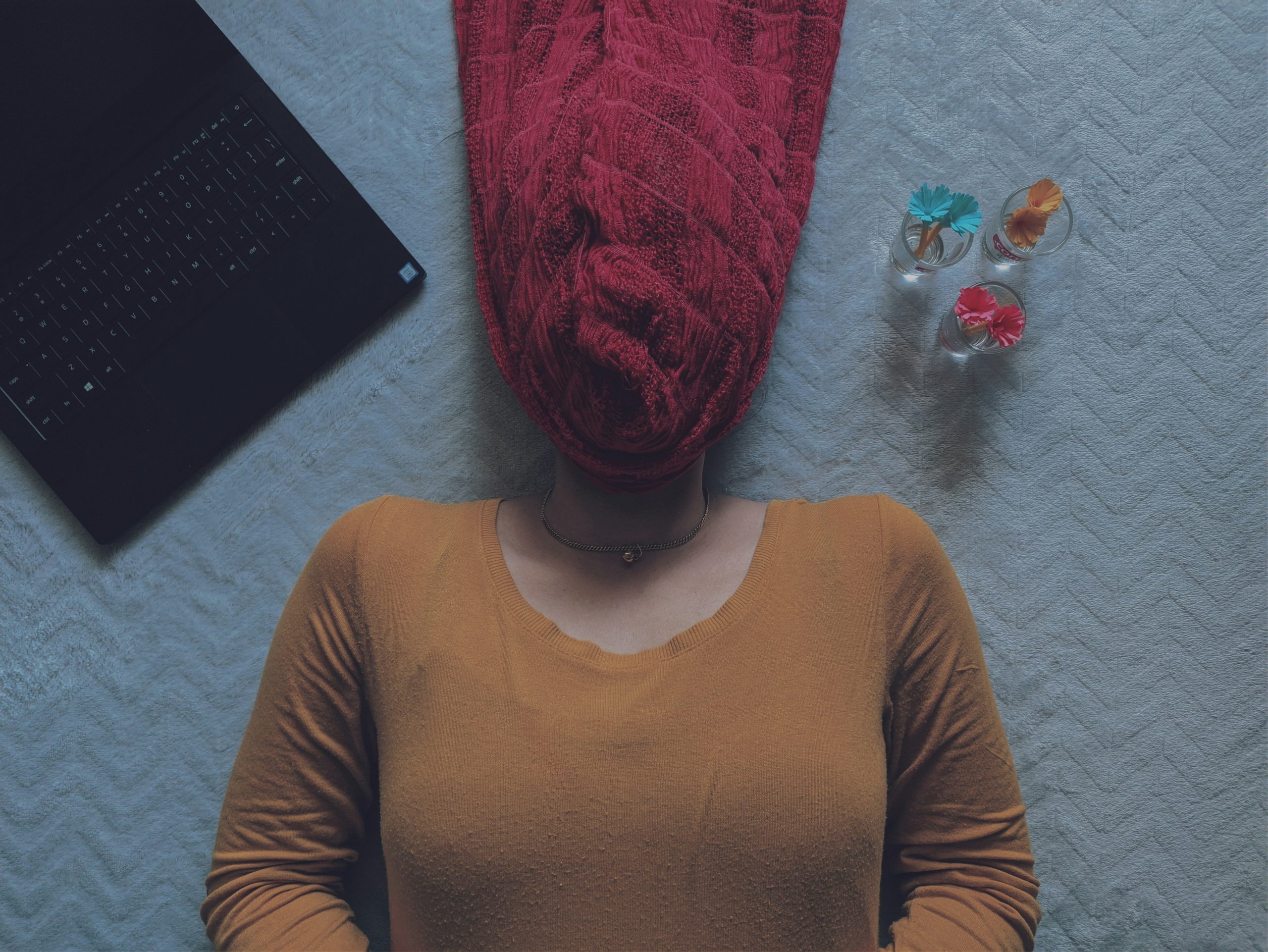 Persona que con la mente turbada